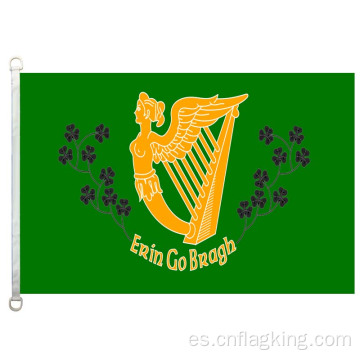 Erin_Go_Bragh_Banner bandera 100% poliéster 90 * 150cm